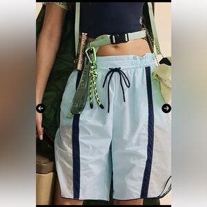 FREE PEOPLE Champ Is Here Shorts - Sea Storm Size Small NWOT Retail $58